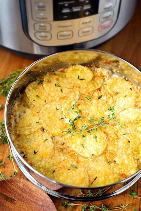 pressure cooker scalloped potatoes cheese